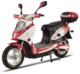 X-Treme Scooters Sport Electric Bicycle Moped (Red)