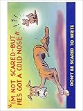 Comic Cartoon - I'm Not Scared, But He's Got a Cold Nose; Big Dogs Runs Away from Little One (Playing Card Deck - 52 Card Poker Size with Jokers)