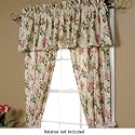 Laura Ashley Roselyn Rod Pocket Draperies Drapery Drapes Curtains Window Treatment Panels
