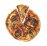 Pizza Vegetarian - 18"W x 18"H - Peel and Stick Wall Decal by Wallmonkeys