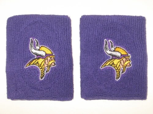 MINNESOTA VIKINGS Team Logo COTTON WRISTBANDS -(set of 2)