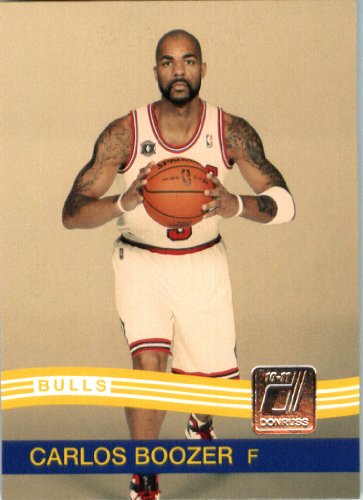 2010 / 2011 Donruss # 44 Carlos Boozer Chicago Bulls NBA Trading Card- In Protective Screwdown Case!