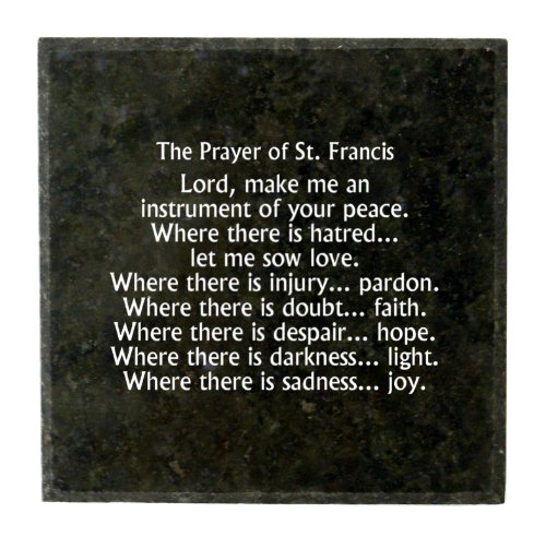 Granite Block- The Prayer of St. Francis
