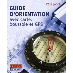 Guide d'orientation avec carte, boussole et GPS