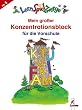 LernSpielZwerge �bungsblock: Mein gro�er Konzentrationsblock f�r die Vorschule