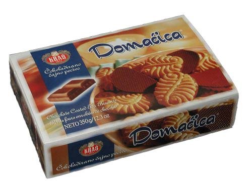 Chocolate Coated Tea Biscuits - Domacica 350g by parthenonfoods.com