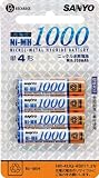 SANYO ニッケル水素電池 単4形 4本パック HR-4UG-4BP