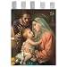 Church Banner - The Holy Family - Cotton Canvas with Archival Inks and UV Coating - Border Rings for Rod Hanging. Print Size 24"x36"