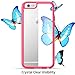 iPhone 6s Case, [Scratch Resistant] i-Blason Clear [Halo Series] Also Fit Apple iPhone 6 Case 6s 4.7 Inch Hybrid Bumper Case Cover (Clear/Pink)