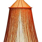 Dots and Stripes String Canopy in Orange
