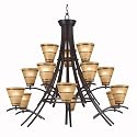 Kenroy Home 90088ORB Wright 15 Light Chandelier