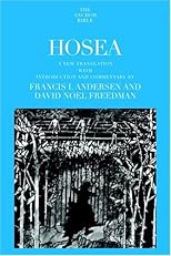 Hosea (Anchor Bible)