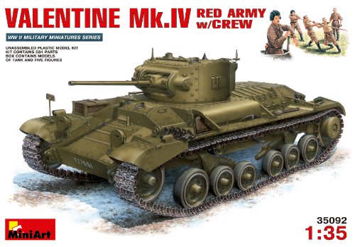 MiniArt 35092 - Valentine Mk.4 Rote Armee mit Crew Preisvergleich