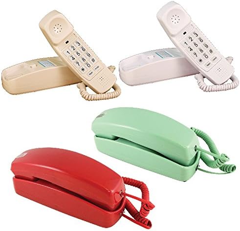 (Set/4) Trimline Corded Phones - Retro Design, Modern Electronics - 4 Colors