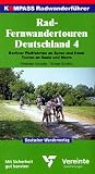 Kompass Radwanderf&uuml;hrer, Rad-Fernwandertouren Deutschland - Reinhard Kuntzke, G&uuml;nter Ermlich