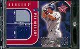 2002 Leaf Rookies & Stars Dress for Success Ivan Rodriguez Game Worn Jerseys #ed/250 Texas Rangers Baseball Card - Mint Condition - In Protective Screwdown Case!