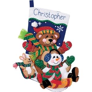 Dimensions-Toboggan-Trio-Stocking