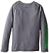 Under Armour Boy's 2-7 Dynamism Long Sleeve Eggo Waffle Graphite