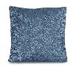 Thro by Marlo Lorenz 4179 Rockefeller All Over Sequin 14 by 14-Inch Pillow, Silver Blue