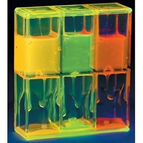 UV Reactive -Triple Goo Cube Party Light