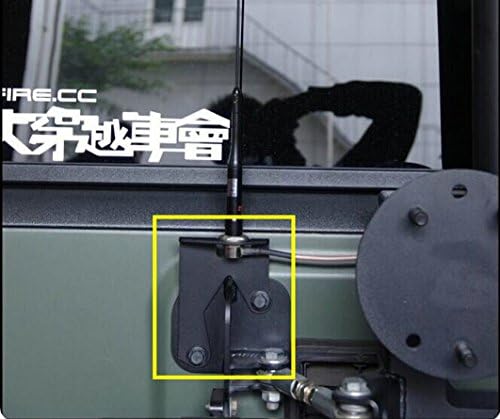 CB antenna mount For Jeep Wrangler Unlimited Rubicon Sahara Jk 2/4 Door 2007-2015