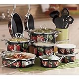 IMAGE OF Ginny's Brand Midnight Apple Cookware Set