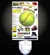 Softball Decorative Night Light