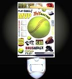 Softball Decorative Night Light