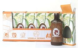 Primespice Lemur Vanilla? Extract 1x, 4 Ounce Bottle (Pack of 96)
