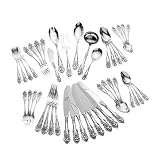 Wallace Sir Christopher 46-Piece Sterling Silver Flatware Set, Service for 8
