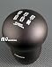 Manual Shift Knob - Super Low Down 5-speed Solid Black 283g Drifting Shift Knob