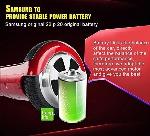 FunkyWalker®Smart Mobility Electric Scooter Personal Transportation Device with Carry Bag Red (Quality China Battery)