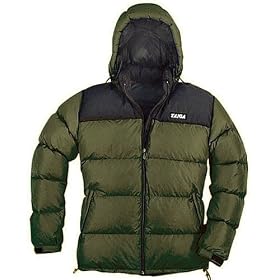 TAIGA Tantalus 700 - Mens European Goose Down Jacket, Olive with Black, MADE IN CANADA by TAIGA