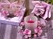Elegant Frosted Lavender Glass Flower Candle Holder (Set of 18) - Baby Shower Gifts & Wedding Favors