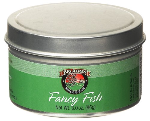Big Acres Fancy Fish Spice & Rub, Tins (Pack of 6) by Big Acres