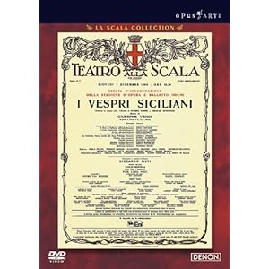 【クリックで詳細表示】Amazon.co.jp ｜ ヴェルディ作曲 歌劇《シチリアの晩鐘》 ミラノ・スカラ座 1989 [DVD] DVD・ブルーレイ - ムーティ(リッカルド)