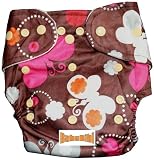 Bamboo Pocket Snaps Cloth Diaper/ Nappy - OS - Butterfly Prints