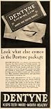 1935 Ad Dentyne Teeth-Whitening Chewing Gum Smile - Original Print Ad