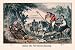 Art Poster, Henry VIII Monk Hunting - 27.5 x 18.75