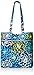 Vera Bradley Women's Cotton Tote, Katalina Blues, One Size