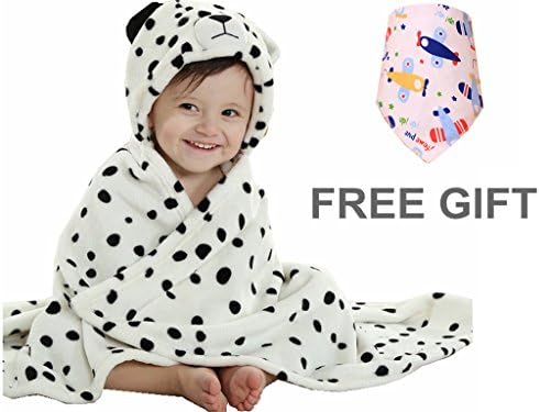 Priors™ Animal Cartoon Hooded Flannel Towels Washcloth For Babies Hooded Baby Towel Bath Toys Baby Gift