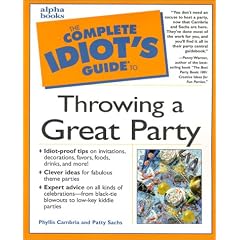 Complete Idiot Guide Throwing Great Partys