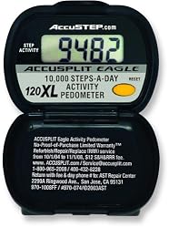ACCUSPLIT AE120XL Pedometer, Steps Only