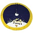 West Virginia Mountaineers NCAA Snowman Holiday Tree Skirt (48)"