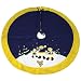 West Virginia Mountaineers NCAA Snowman Holiday Tree Skirt (48