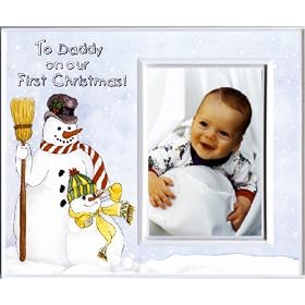 To Daddy on Our First Christmas – Picture Frame Gift