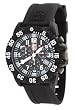 Luminox #3081 Men's Colormark Chronograph 3080 Series Watch (Black Dial/White Print)