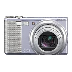 Ricoh CX3 Digitalkamera (10 Megapixel, 10-fach opt. Zoom, 7,6 cm (3 Zoll) Display) violett