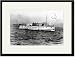 Black Framed/Matted Print 17x23, Floating Station, City Point