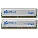 Corsair XMS 2 GB DDR1 Desktop Memory Kit CMC2GX1M2A400C3